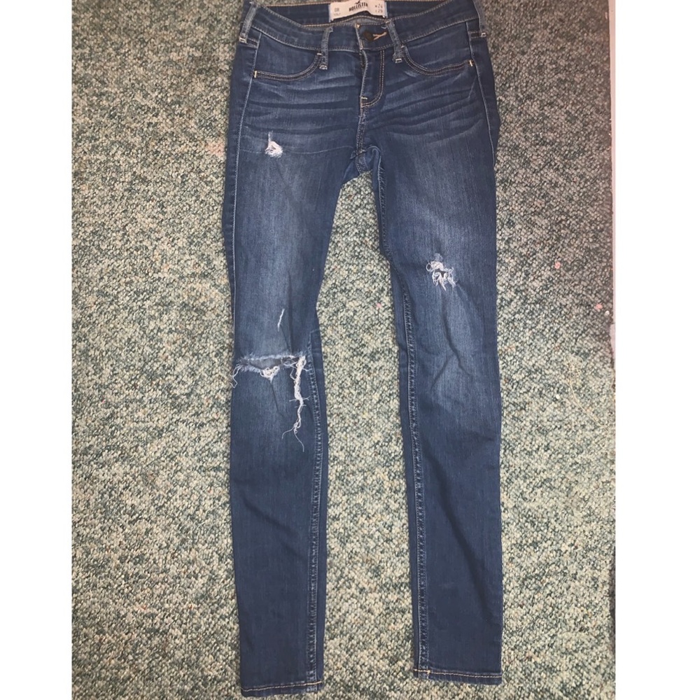 Hollister ripped jeans